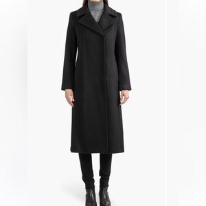 NWT SOFIA CASHMERE Wool Notch Lapel Coat